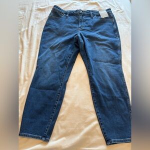 Madewell Curvy Roadtripper Skinny Jeans in Dark Blue